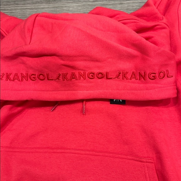 Kangol Coral Hoodie Embroidery On The Hood Logo on Sleeve Men’s Size Extra Large - Picture 4 of 4